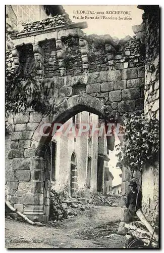 L&#39hopital sous Rochefort Cartes postales Vieille porte de l&#39enceinte fortifiee