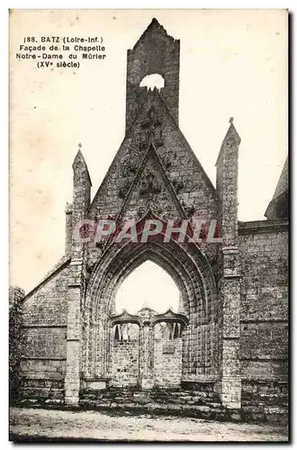 Batz Ansichtskarte AK Facade de la chapelle Notre Dame du Murier