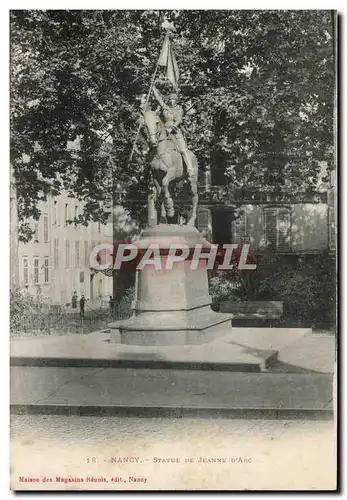 Nancy Cartes postales Statue de Jeanne d&#39arc