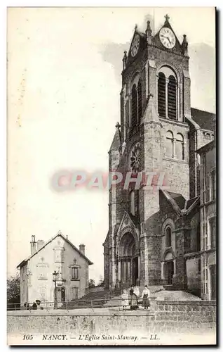 Nancy Ansichtskarte AK Eglise Saint Mansuy