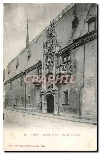 Nancy Cartes postales Palais ducal Musee lorrain