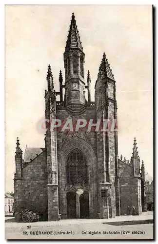 Guerande Cartes postales Collegiale St Aubin