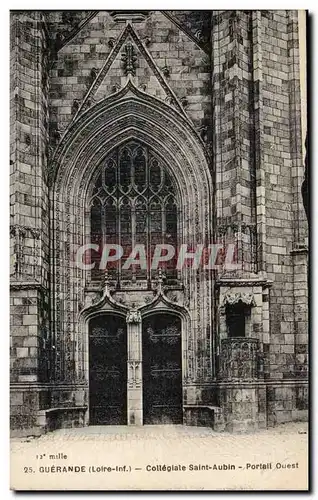 Guerande Cartes postales Collegiale St Aubin