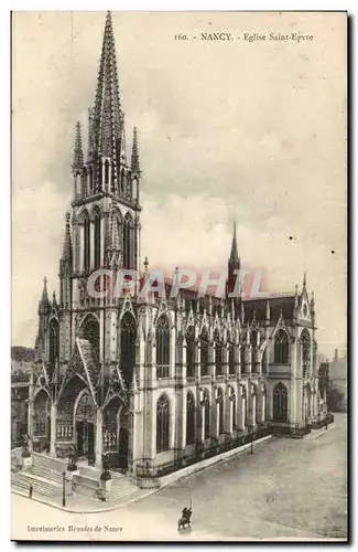 Nancy Cartes postales Eglise Saint Epvre