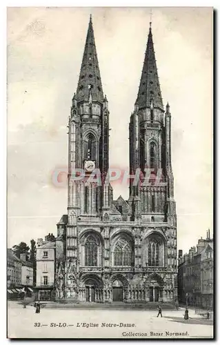 Saint Lo Cartes postales Eglise Notre DAme