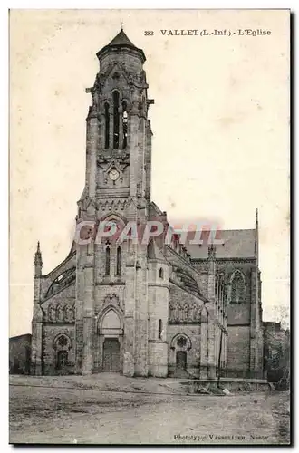 Vallet Cartes postales Eglise