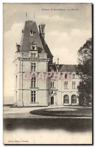 Cartes postales Chateau de Bourlemont Le donjon