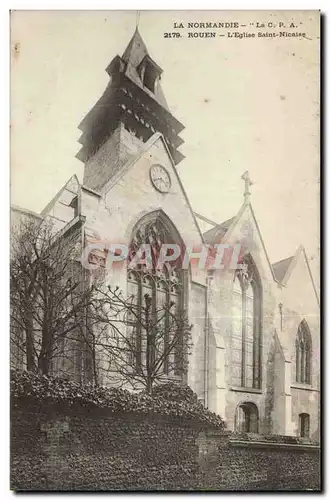 Rouen Ansichtskarte AK Eglise Saint Nicaise