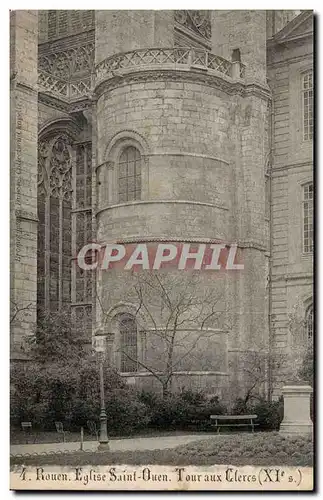 Rouen Cartes postales Eglise Saint ouen Tour aux clercs