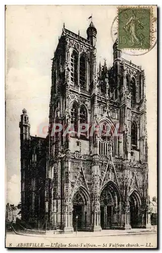 Abbeville Cartes postales L'eglise Saint Vulfran