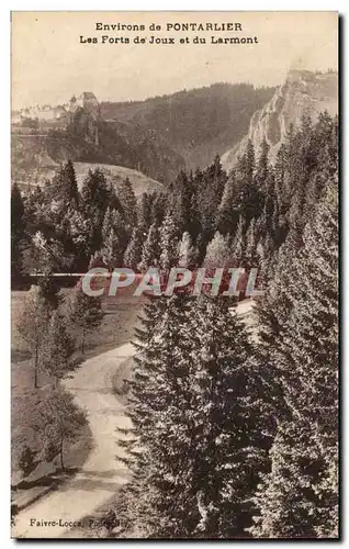 Cartes postales Environs de Pontarlier Les forts de Joux et du Larmont