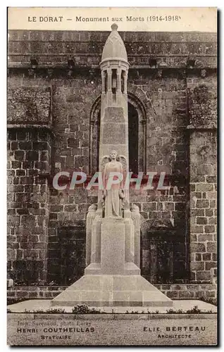 Le Dorat - Monument aux Morts 1914 1918 - Ansichtskarte AK