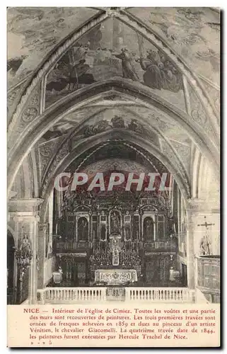 Nice - Interieur de l&#39Eglise de Cimiez - Cartes postales