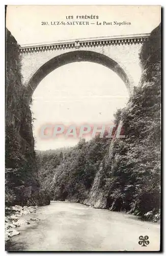 Luz St Sauveur - Le Pont Napoleon - Ansichtskarte AK