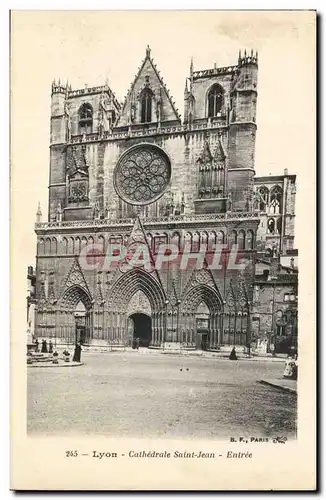 Lyon - Cathedrale Saint Jean - Entree - Cartes postales