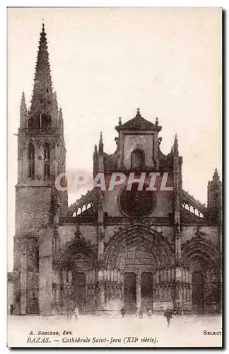 Bazas - Cathedrale Saint Jean XII siecle - Ansichtskarte AK