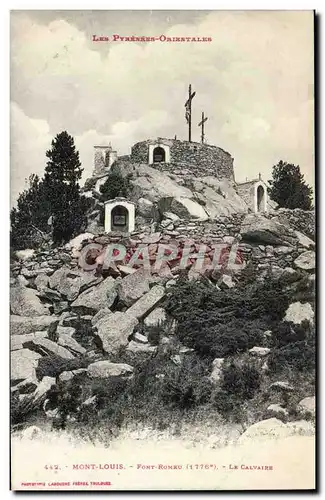 Mont Louis - Fort Romeu 1776 Le Calvaire - Cartes postales