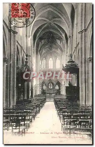 Chaumont - Interieur de L&#39Eglise St Jean Baptiste - Cartes postales