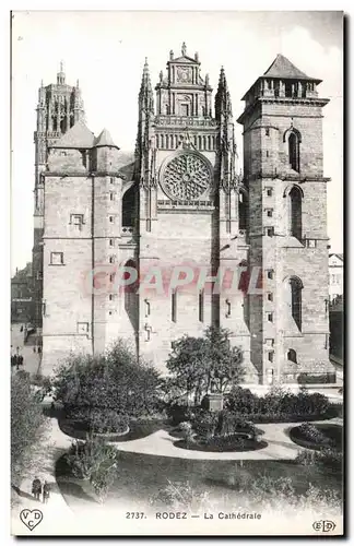 Rodez - La Cathedrale - Cartes postales