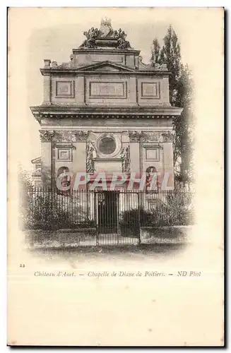 Cartes postales Chateau d'Anet Chapelle de Diane de Poitiers