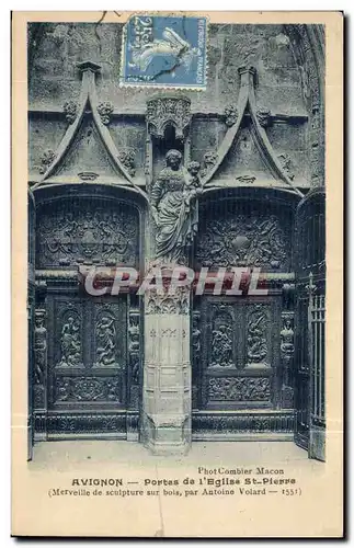 Avignon Cartes postales Portes de l'eglise St Pierre