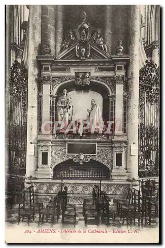 Amiens Cartes postales Interieur de la cathedrale