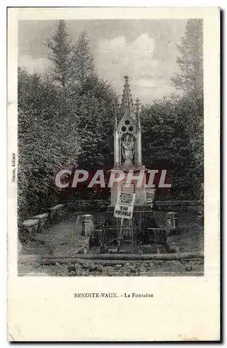 Benoite Vaux Cartes postales La fontaine