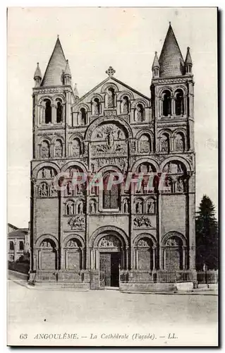 Angouleme Cartes postales CAthedrale (facade)