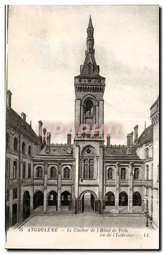Angouleme Cartes postales Clocher de l'hotel de ville