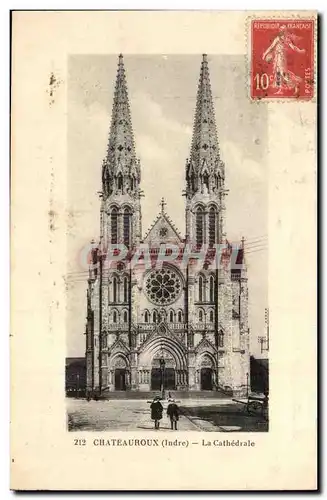 Chateauroux Cartes postales La cathedrale