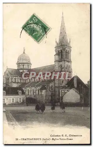 Chateauroux Ansichtskarte AK Eglise Notre DAme