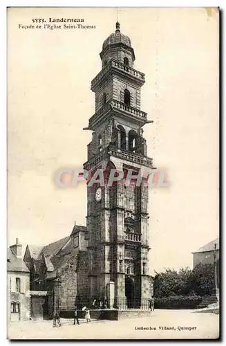 Landerneau Ansichtskarte AK Facade de l&#39eglise Saint Thomas