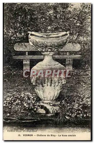 Vernon Cartes postales Chateau de Bizy La vase ancien