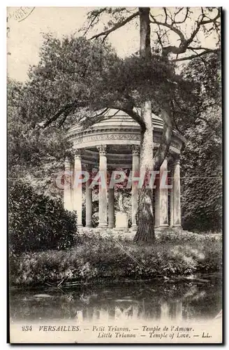 Versailles Cartes postales PEtit Trianon Temple de l&#39amour