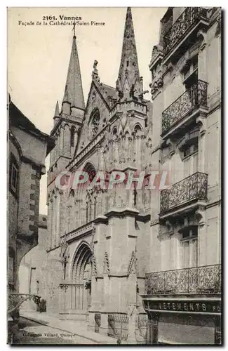 Vannes Ansichtskarte AK Facade de la cathedrale Saint Pierre