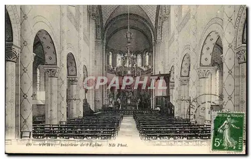 Vichy - Interieur de l&#39Eglise - Cartes postales