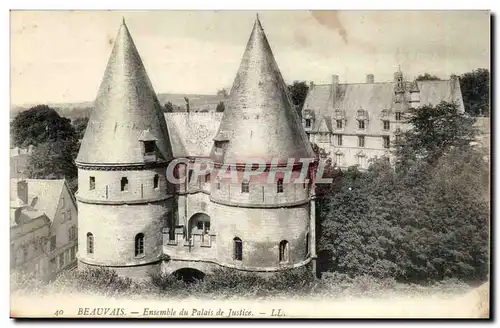 Beauvais - Ensemble de Palais de Justice - Cartes postales