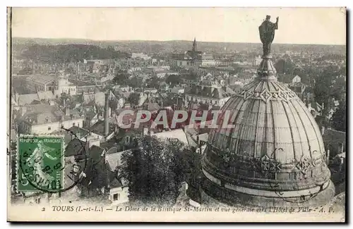 Tours - Le Dome de la Bsilique St Martin - Ansichtskarte AK