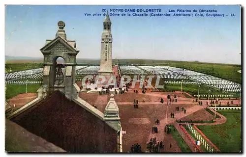 Notre dame de Lorette - Les Pelerins du Dimanche - Vue prise du Dome de la Chapelle - Cartes postales