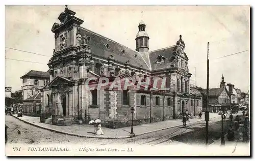 Fontainebleau - L&#39Eglise Saint Louis - Cartes postales