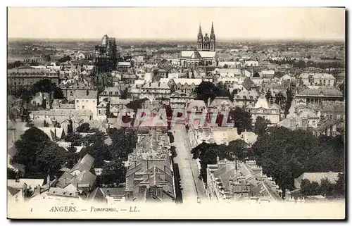 Angers - Panorama - Cartes postales