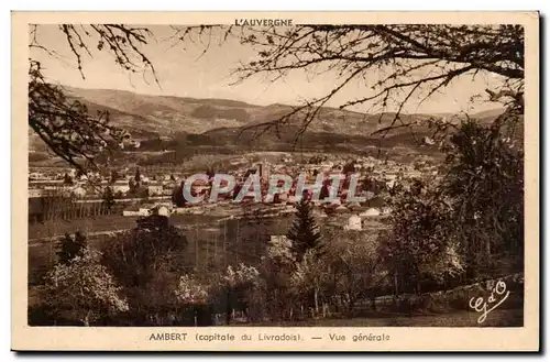 Ambert - Capitale du Livradais - Vue Generale - Cartes postales