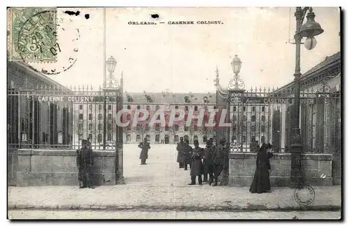 Orleans - caserne Coligny - militaria - trou - Cartes postales