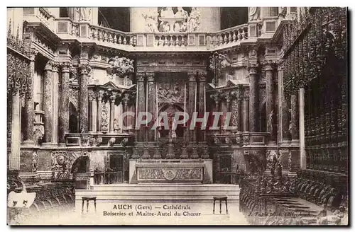 Auch - Cathedrale - Boiseries et Maitre Autel du Choeur - Cartes postales