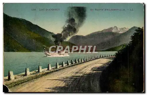 Lac d&#39Annecy et Route d&#39Albertville - Cartes postales