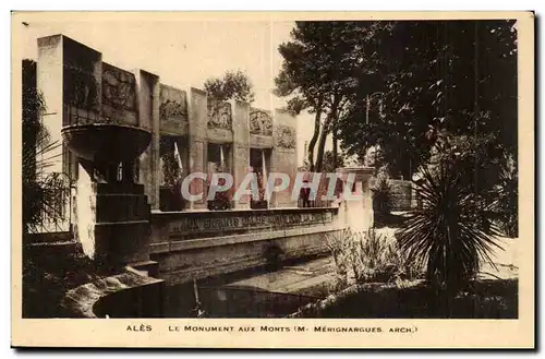 Ales - Le Monument aux Morts - Cartes postales