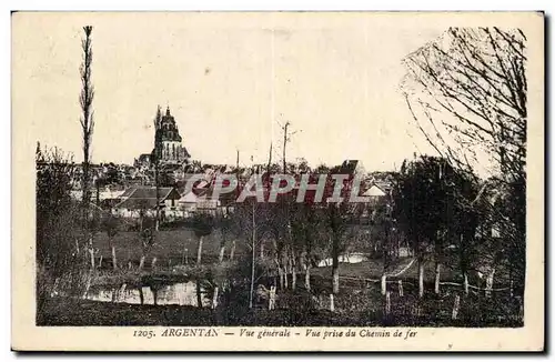 Argentan - Vue Generale - Vue prise du Chemain du fer - Cartes postales