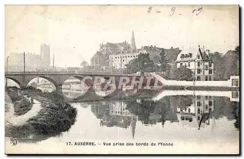 Auxerre - Vue Prise des bords de l&#39Yonne - Cartes postales