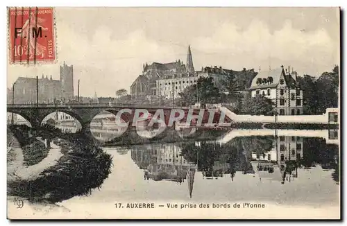 Auxerre Cartes postales Vue prise des bords de l&#39Yonne