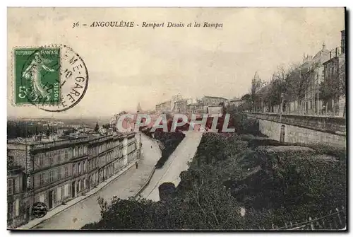 Angouleme Cartes postales Rempart Desaix et les rampes